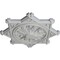 Ekena Millwork Antilles Ceiling Medallion (Fits Canopies up to 6"), Hand-Painted Frost, 38 1/4"OD x 1 1/2"P CM38ANFRF - alternate 2